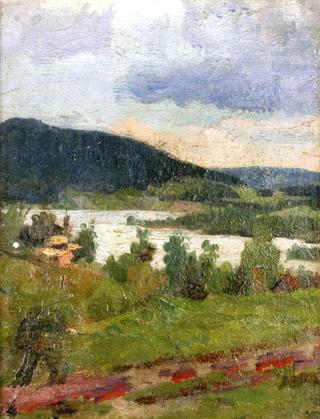 Landscape with Lake and Forest