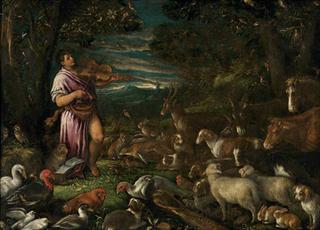 Orpheus Charming the Animals