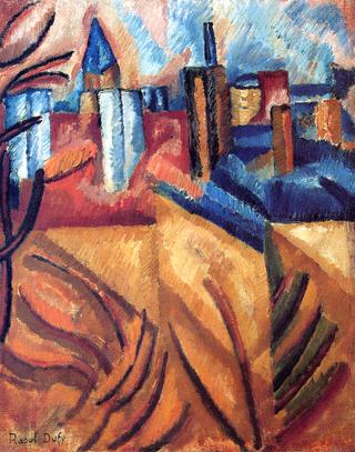 Rooftops, View from the Rue Seguier