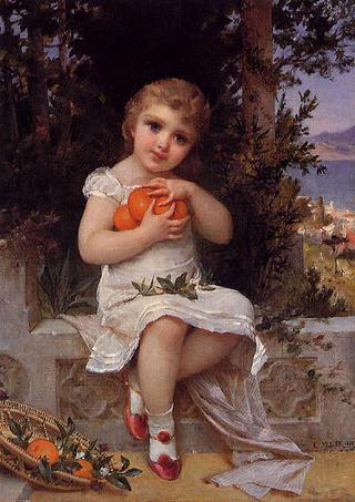 Girl with Oranges