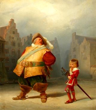 Falstaff and His Page