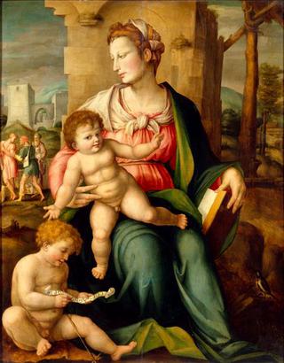 玛丽和婴儿耶稣约翰