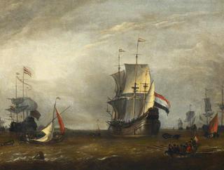 A Dutch Whaler, c1694
