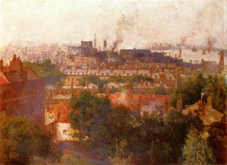 View of London with St Paul's in the Distance