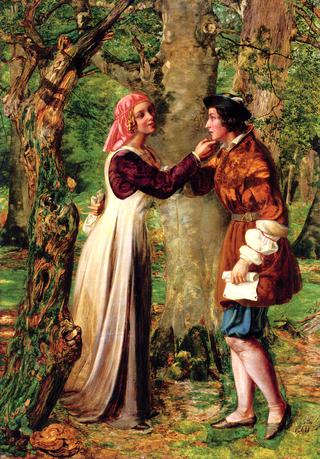 Celia Telling Rosalind that Orlando is in the Forest