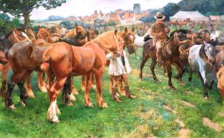 Suffolk Horse Fair in Lavenham