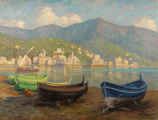 Harbour scene from Rapallo