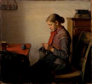 Skagen Girl, Maren Sofie, Knitting