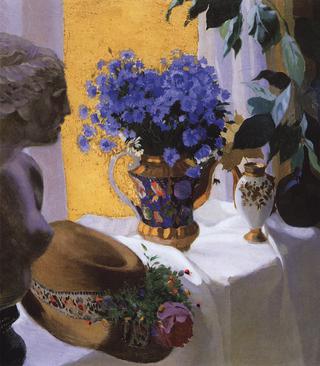 Still Life with Cornflowers