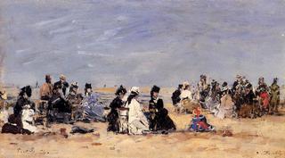 Trouville, Beach Scene