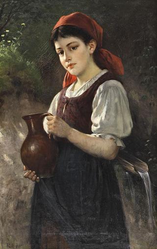 Young Girl with a Jug