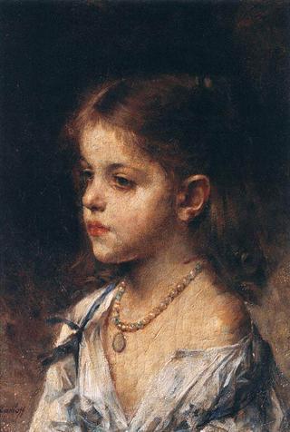 Portrait of a young girl