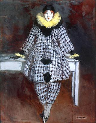 Viola Tree in Pierrot Costume