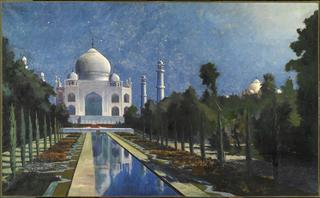 The Taj Mahal, Moonlit