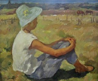 Girl in the Pasture