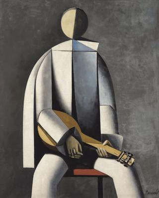 Pierrot with a Mandolin
