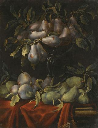 Still Life with Fruit and Glass Tazzas