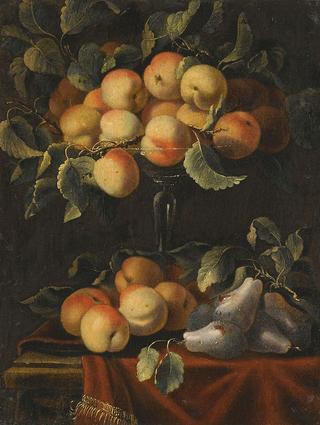 Still Life with Fruit and Glass Tazzas