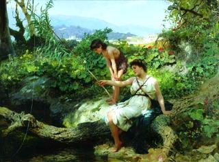 Roman Bucolic (Fishing)