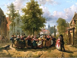 Celebrating in the Town Square