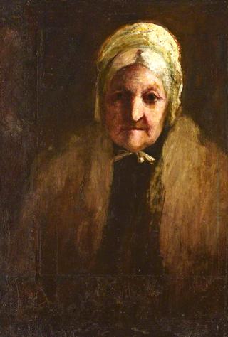 Portrait of possibly Grace Murray in Old Age