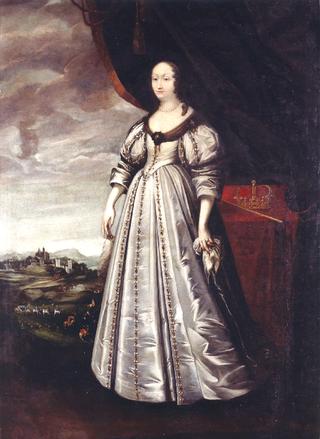 Portrait of Marie Louise Gonzaga de Nevers