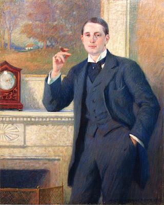 Gentleman Smoking a Cigar (Grosvenor Clarkson)