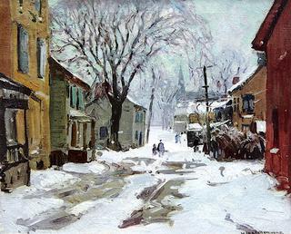 The Street in Winter