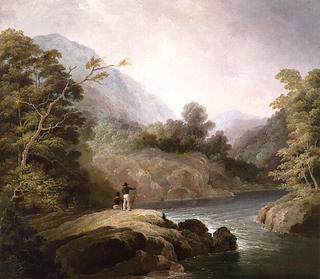 Fishermen in a Mountain Landscape