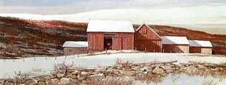 Farm Buildings in Winter