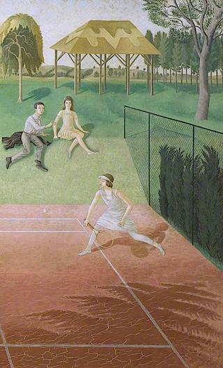 Tennis (triptych, right wing)