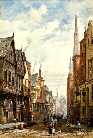 A View of the High Cross, Chester