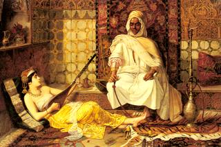 Odalisque playing music