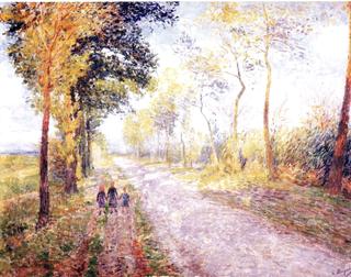 Road with Children