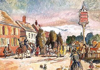 Henfield High Street, West Sussex, AD 1850