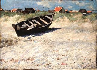 Boat at Skagen's South Beach