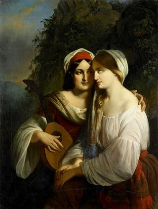 Two Women in Italian clothes