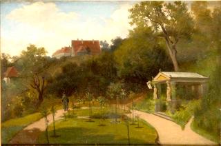 Park with a Classical Pavilion