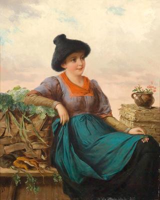 Portrait of a Tyrolese Vegetable Seller
