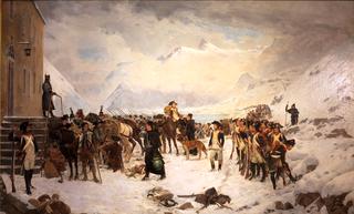 Napoleon Crossing the Great St Bernard Pass