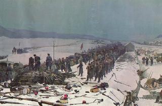 The Army of Bourbaki in Switzerland in 1871