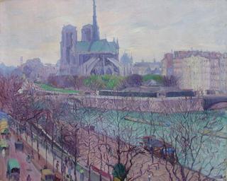 Notre Dame from the Seine