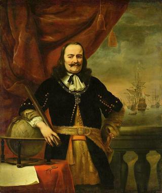 米切尔·阿德里安兹的肖像，德鲁伊特（1607-1676）担任海军中将
