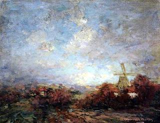 Landscape with a Windmill