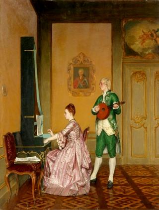 Interior With Musicians