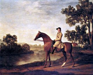 威廉·舒特，卡莱尔伯爵的第五任新郎，骑着他主人最喜欢的圣诞树