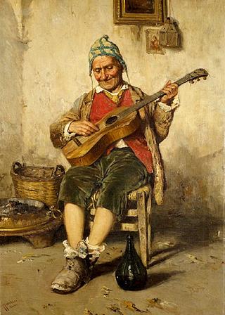 A Musician in an interior