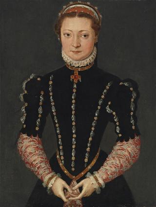 Portrait of a Lady in a Black Dress