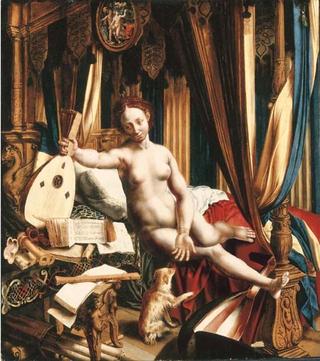 An allegory of love and music