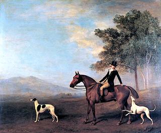 The Hon. Robert Edward Peter Coursing with Two Greyhounds